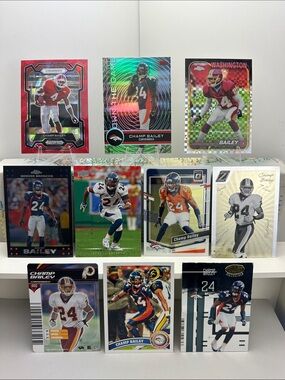 Champ Bailey vintage lot of 10 (Georgia, Redskins, Broncos)